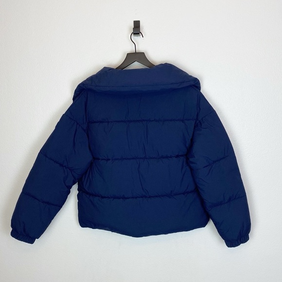 Save the Duck Hina Puffer Jacket Navy Blue - Picture 6 of 8